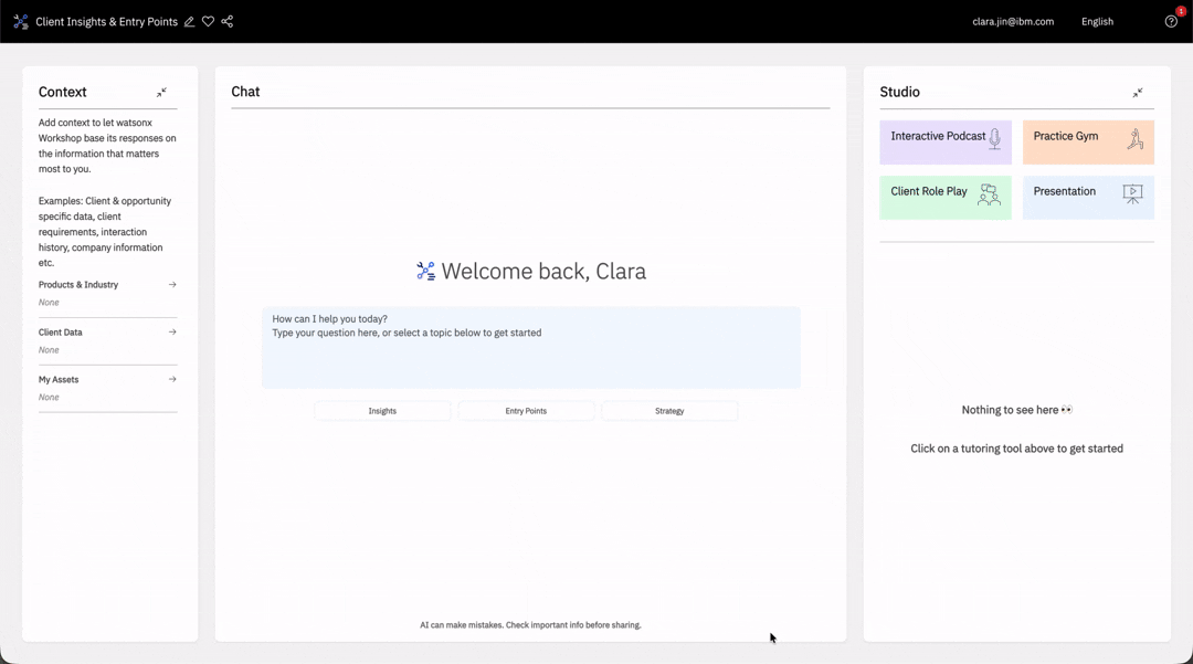 New Context Panel UI